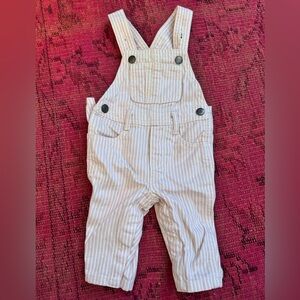 Old Navy Pink Striped Kids Overalls